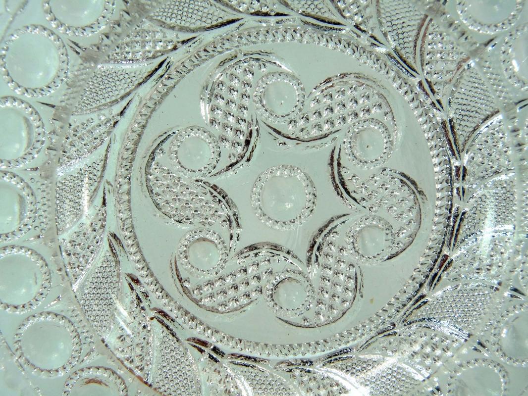 4 Antique Boston & Sandwich EAPG Roman Rosette 4
