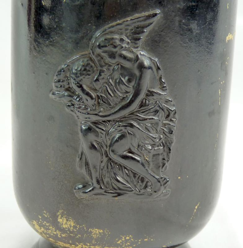 Antique Ferdinand Gerbing Signed FGW 371 Bohemian Neoclassical Pottery Vase