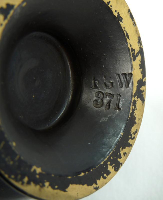 Antique Ferdinand Gerbing Signed FGW 371 Bohemian Neoclassical Pottery Vase