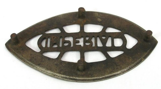 Antique Consolidated IMPERIAL Sad Iron Gas Iron Trivet