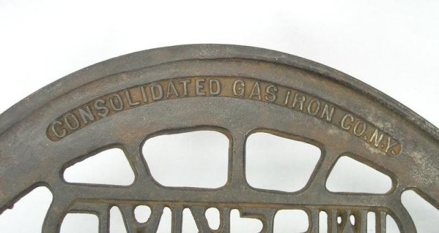 Antique Consolidated IMPERIAL Sad Iron Gas Iron Trivet