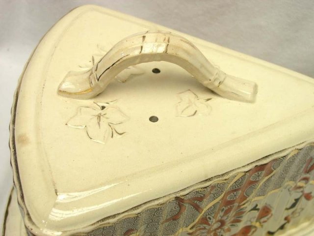 Large Antique Covered Cheese Keeper c. 1880's