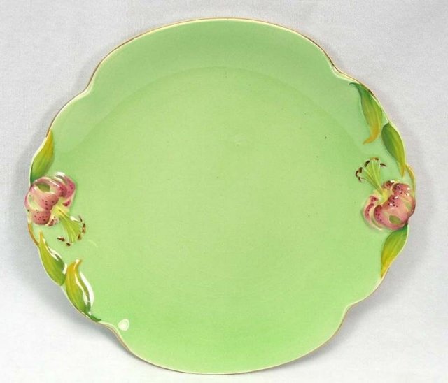 ROYAL WINTON Green Tiger Lily Dish