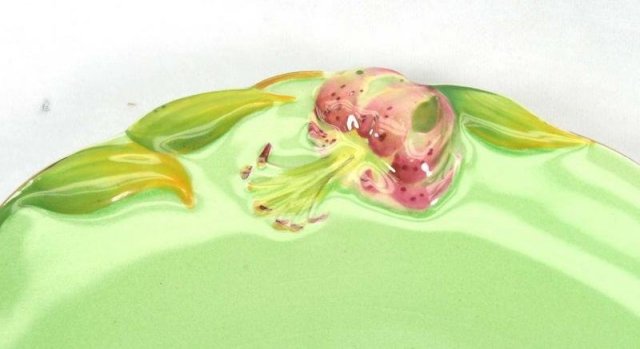 ROYAL WINTON Green Tiger Lily Dish