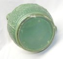 1900 Green Vance Avon Faience Hound Handle