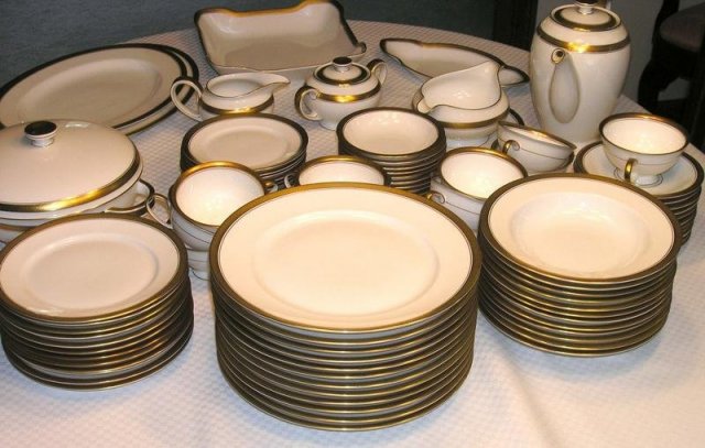Service 8+ Rosenthal WINIFRED China Set +8 Serving Pc