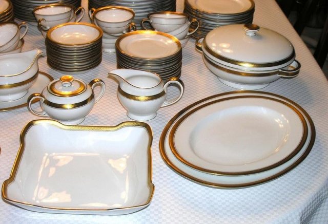 Service 8+ Rosenthal WINIFRED China Set +8 Serving Pc