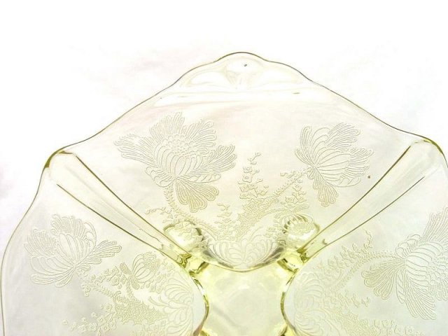 Cambridge Mayonnaise Set Yellow GLORIA Etch