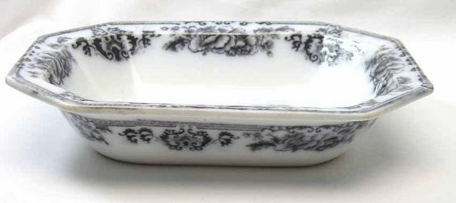 1848 Davenport Cyprus Flow Mulberry Serving Bowl