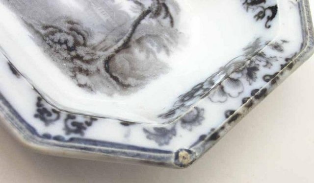 1848 Davenport Cyprus Flow Mulberry Serving Bowl