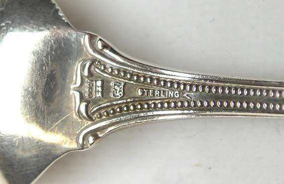3 Towle OLD NEWBURY Sterling Silver Chocolate Spoons