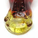 Boyd Crystal Art Glass Amberina Tramp Shoe