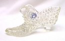 Fenton Crystal Glass Cat Slipper Glass Shoe