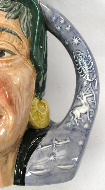 Large ROYAL DOULTON Toby Jug THE FORTUNE TELLER D 6497