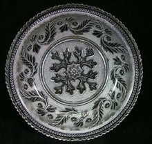 RARE Boston & Sandwich Lacy PRESSSED OAK LEAF