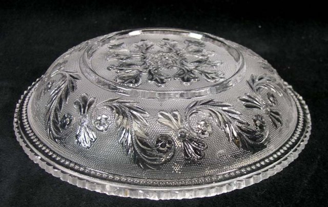 RARE Boston & Sandwich Lacy PRESSSED OAK LEAF