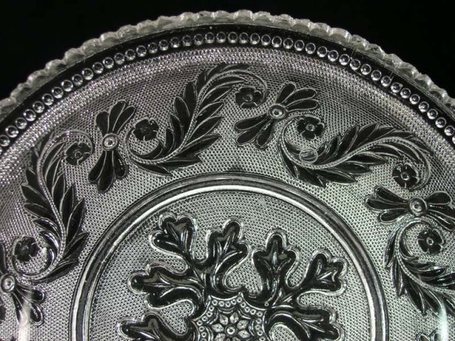 RARE Boston & Sandwich Lacy PRESSSED OAK LEAF