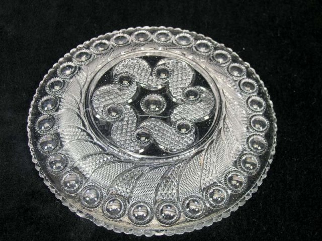 Flint Boston & Sandwich Lacy PEACOCK EYE
