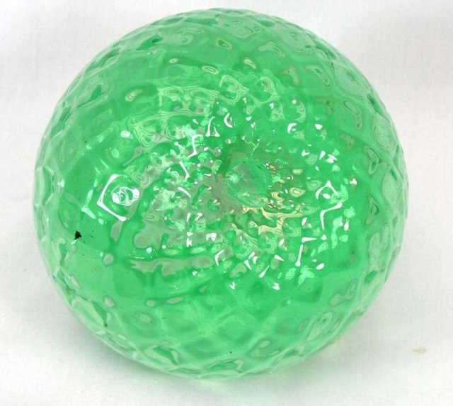 Old Blown Art Glass Diamond Quilt Opalescent Rose Bowl