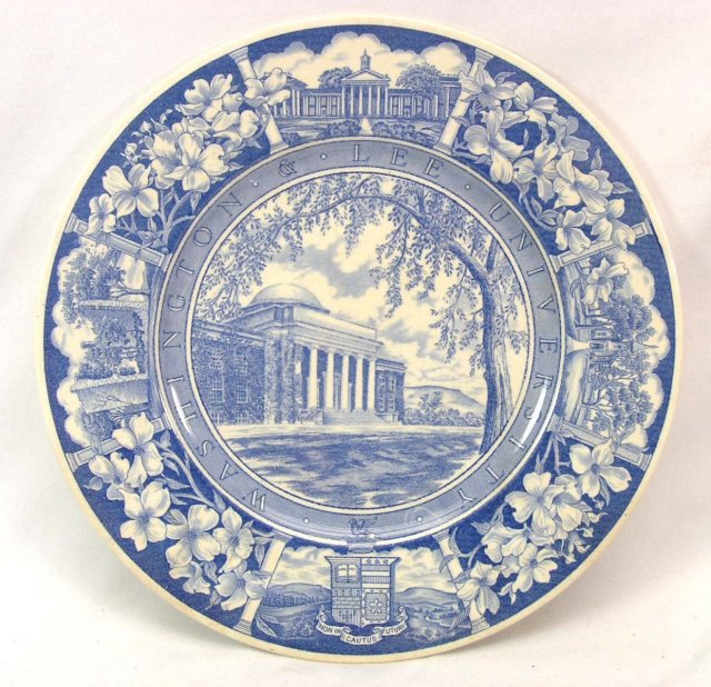 WASHINGTON & LEE WEDGWOOD Plate CARNEGIE