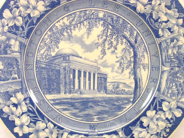 WASHINGTON & LEE WEDGWOOD Plate CARNEGIE
