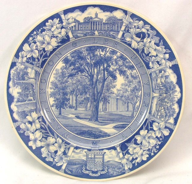 WASHINGTON & LEE WEDGWOOD Plate CAMPUS Walk