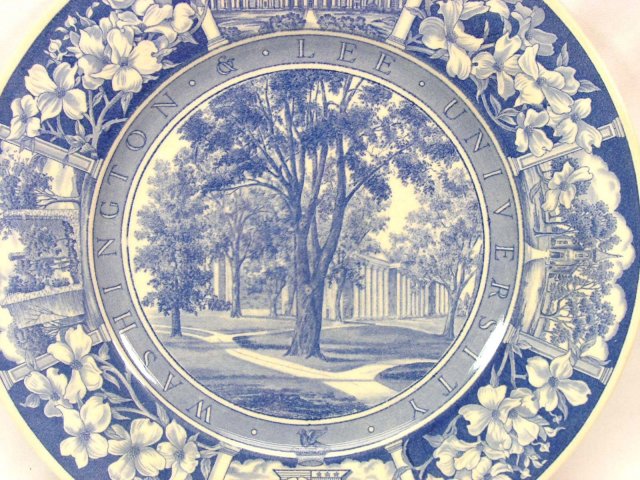 WASHINGTON & LEE WEDGWOOD Plate CAMPUS Walk