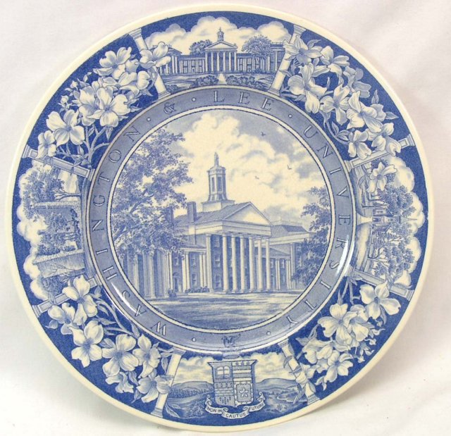WASHINGTON & LEE WEDGWOOD Plate WASHINGTON