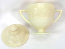 Indiana Custard FLOWER AND LEAF BAND Cov Sugar & Cream