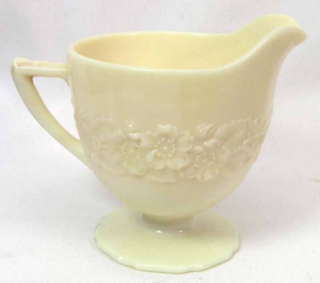 Indiana Custard FLOWER AND LEAF BAND Cov Sugar & Cream