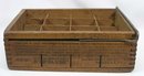 Early STAR EGG Carrier Wood Dovetail Box Pascoag RI
