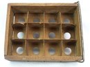 Early STAR EGG Carrier Wood Dovetail Box Pascoag RI