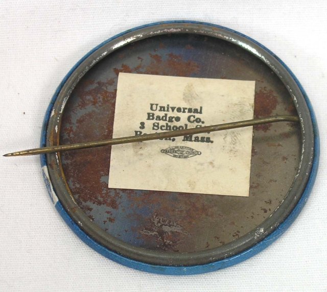 ROOSEVELT & CURLEY Political Pinback ECONOMIC SECURITY