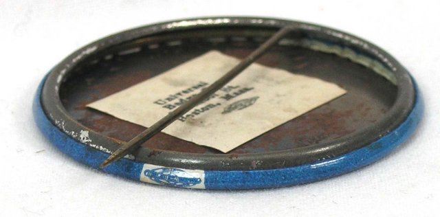 ROOSEVELT & CURLEY Political Pinback ECONOMIC SECURITY