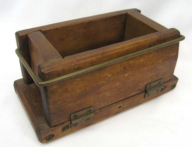 Fine Old Wood Box Type 1/2 Lb. Butter Mold Cherries