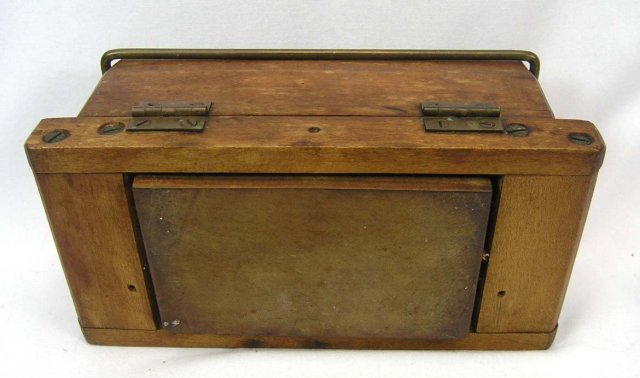 Fine Old Wood Box Type 1/2 Lb. Butter Mold Cherries