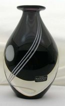 Rare KOSTA BODA Art Glass Vase Artist Signed TINBACK
