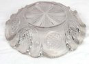 Boston Sandwich EAPG CROSSED PEACOCK EYE FEATHER Dish