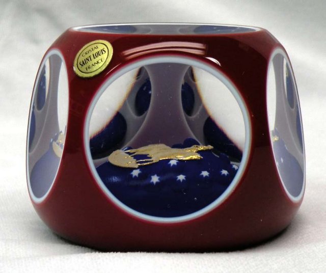 SAINT LOUIS USA Bicentennial Washington Paperweight