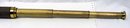 Antique Brass Spy Glass Telescope Made France w/ Case