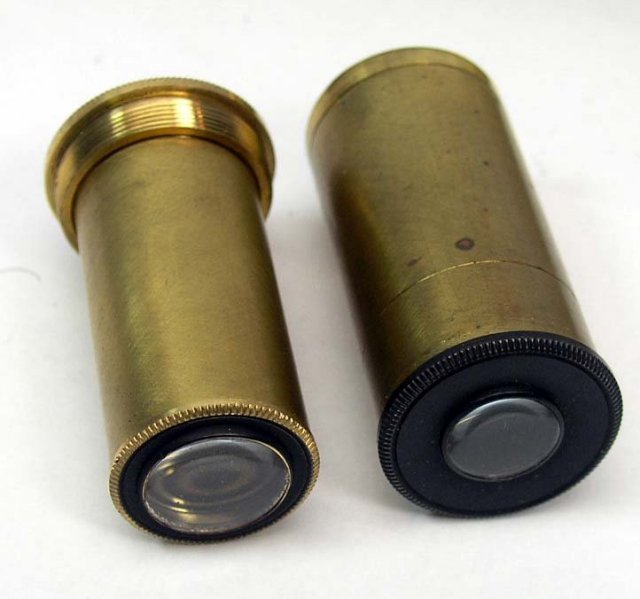 Antique Brass Spy Glass Telescope Made France w/ Case