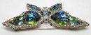 Signed KENNETH LANE Rhinestone BUTTERFLY Brooch Pin