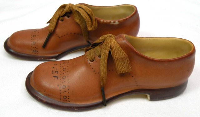 Vintage Pair ROYAL BAYREUTH Bavaria Men's Oxford Shoe