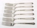6 GORHAM Sterling Silver Forks PRINCESS PATRICIA