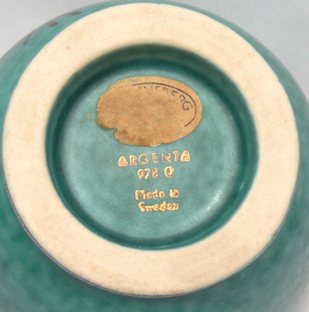 GUSTAVSBERG ARGENTA Floral Silver Overlay 5