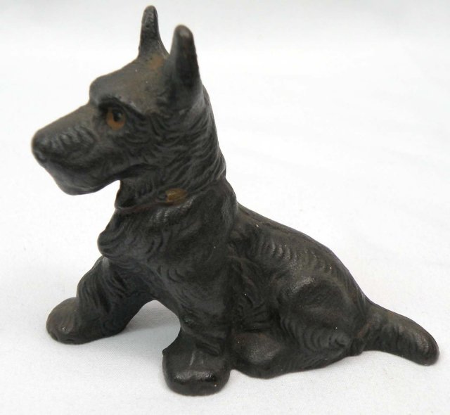 Vintage Cast Iron SCOTTISH TERRIER Scottie Paperweight