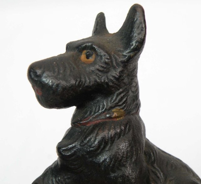 Vintage Cast Iron SCOTTISH TERRIER Scottie Paperweight