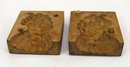 Antique Wood 2 Pc. Candy Mold Grapes Made In Germany