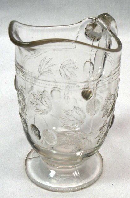 EAPG GOOSEBERRY Pattern Pitcher Creamer 1880's