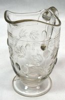EAPG GOOSEBERRY Pattern Pitcher Creamer 1880's